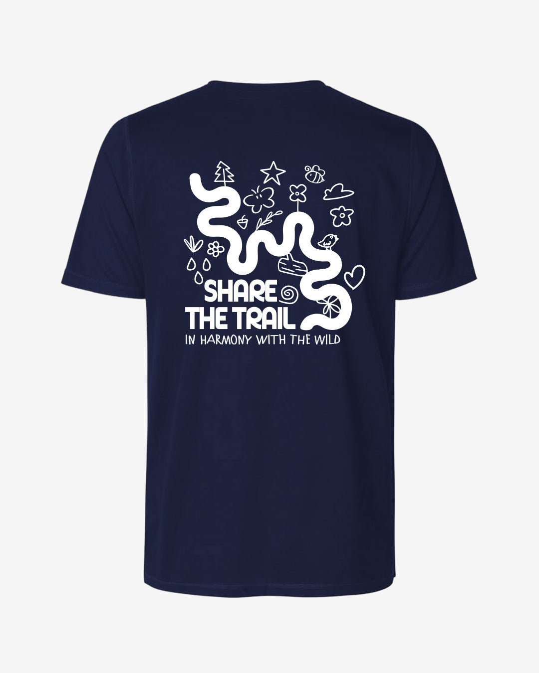 Share The Trail recyceltes Performance T-Shirt