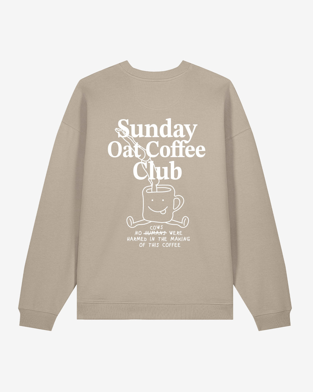 Sunday Oat Coffee Club Oversized Organic Sweatshirt