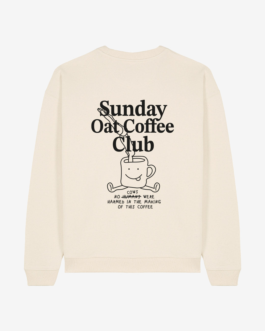 Sunday Oat Coffee Club Oversized Organic Sweatshirt