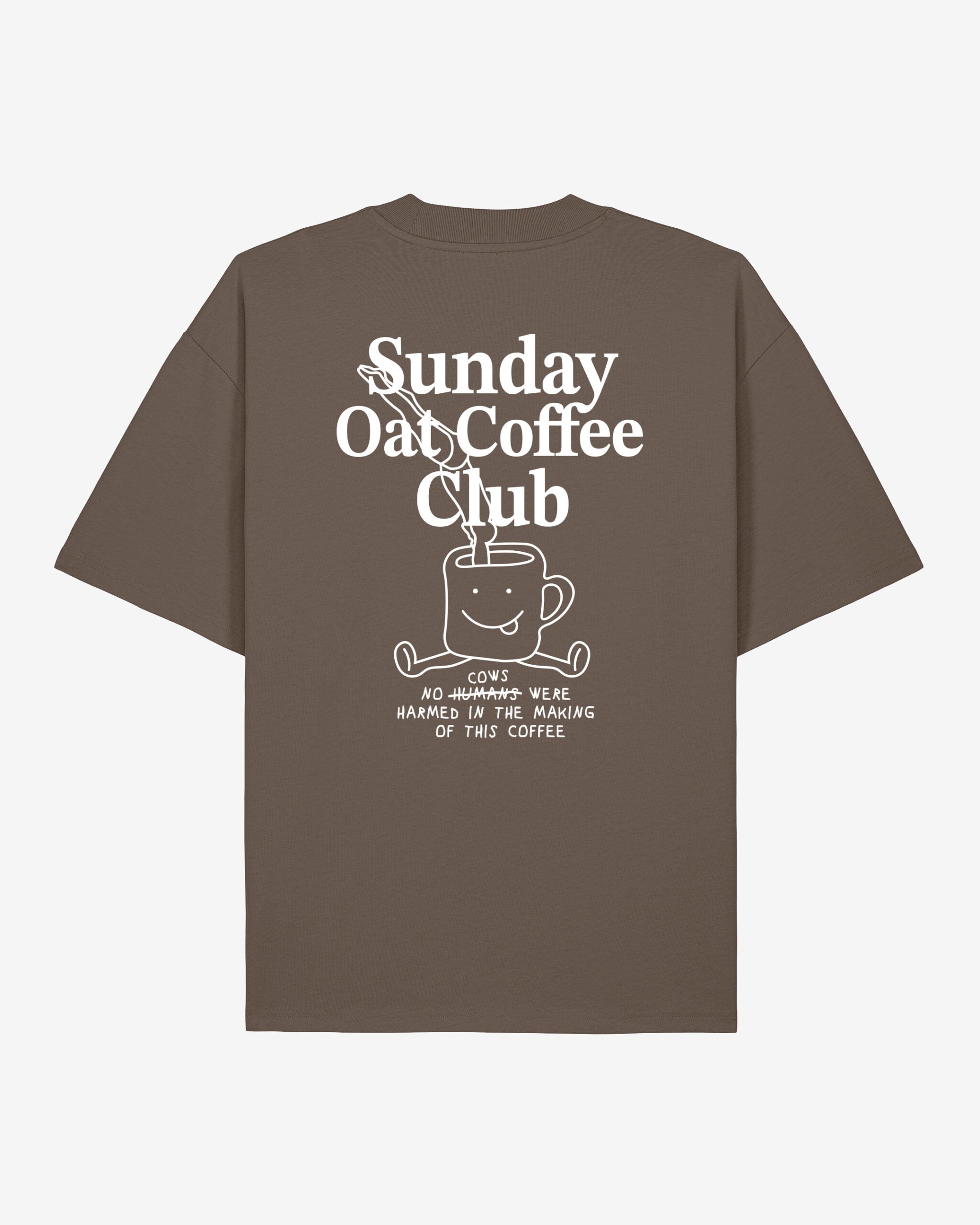 Sunday Oat Coffee Club Oversized Organic Shirt