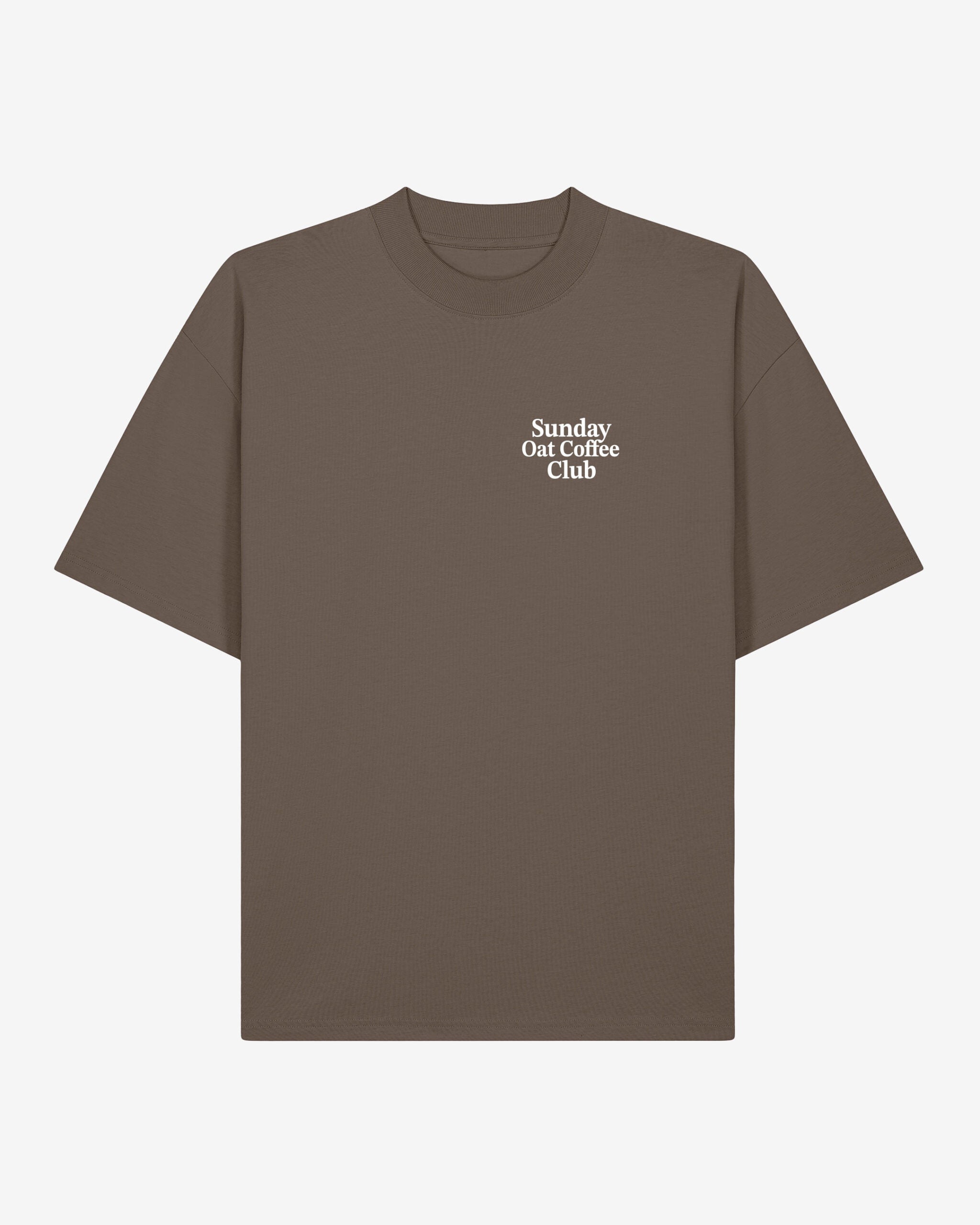 Sunday Oat Coffee Club Oversized Organic Shirt