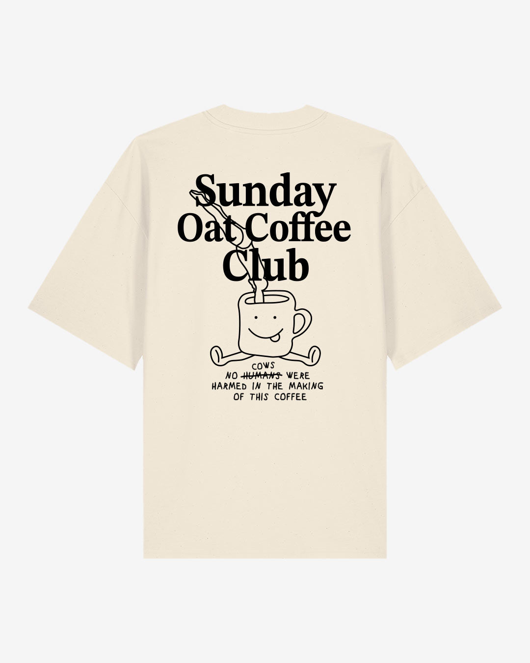 Sunday Oat Coffee Club Oversized Organic Shirt