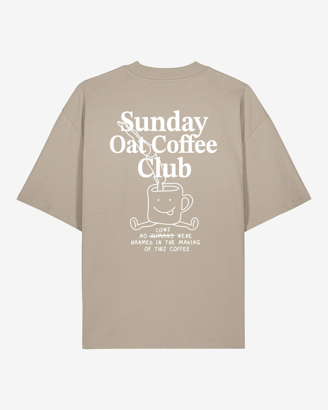 Sunday Oat Coffee Club Oversized Organic Shirt