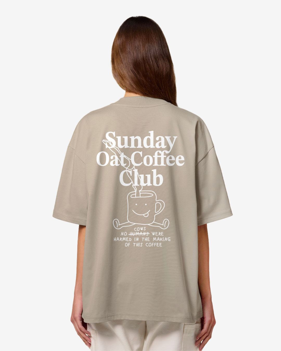 Sunday Oat Coffee Club Oversized Organic Shirt
