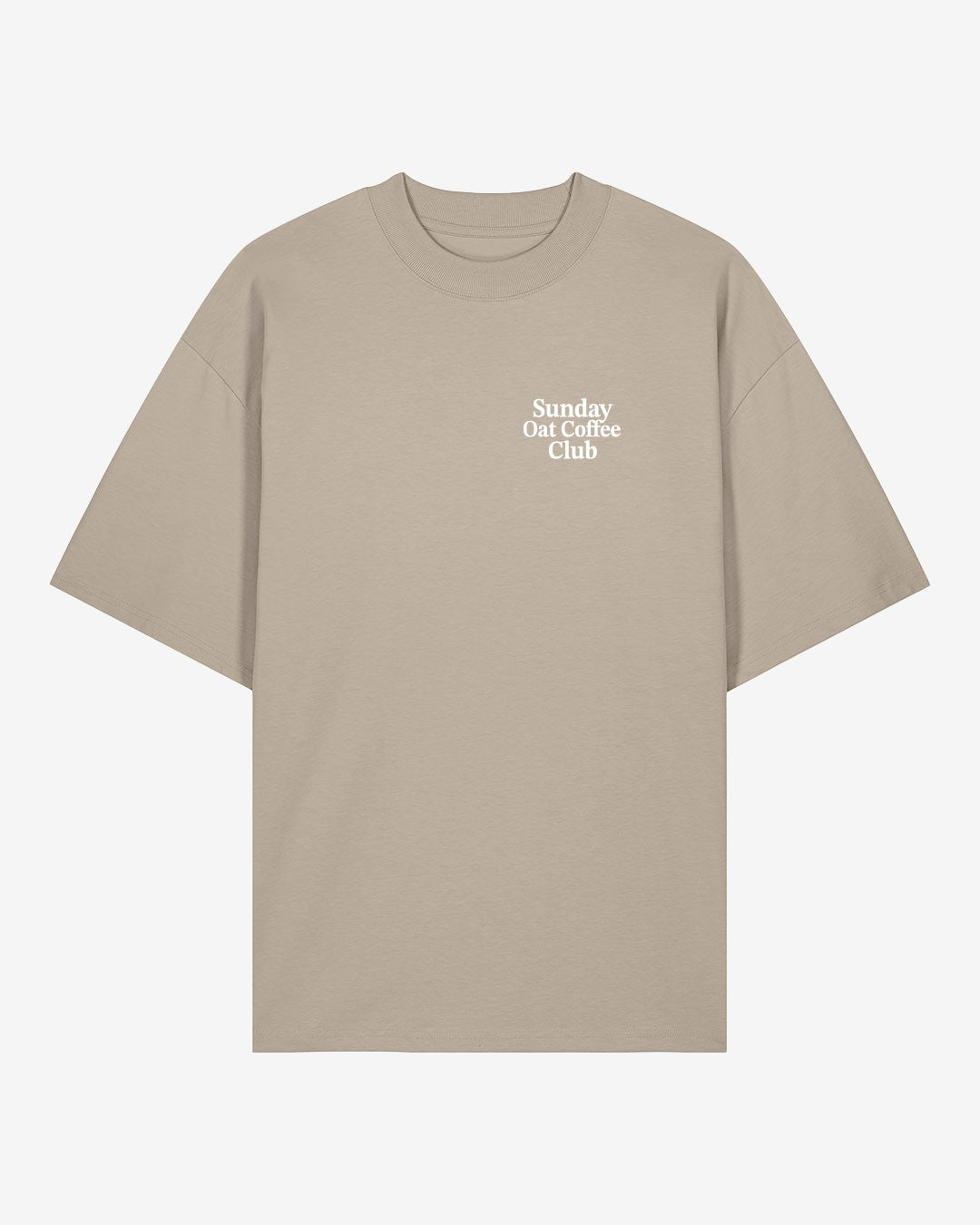 Sunday Oat Coffee Club Oversized Organic Shirt