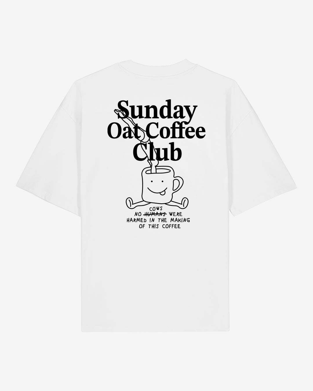 Sunday Oat Coffee Club Oversized Organic Shirt