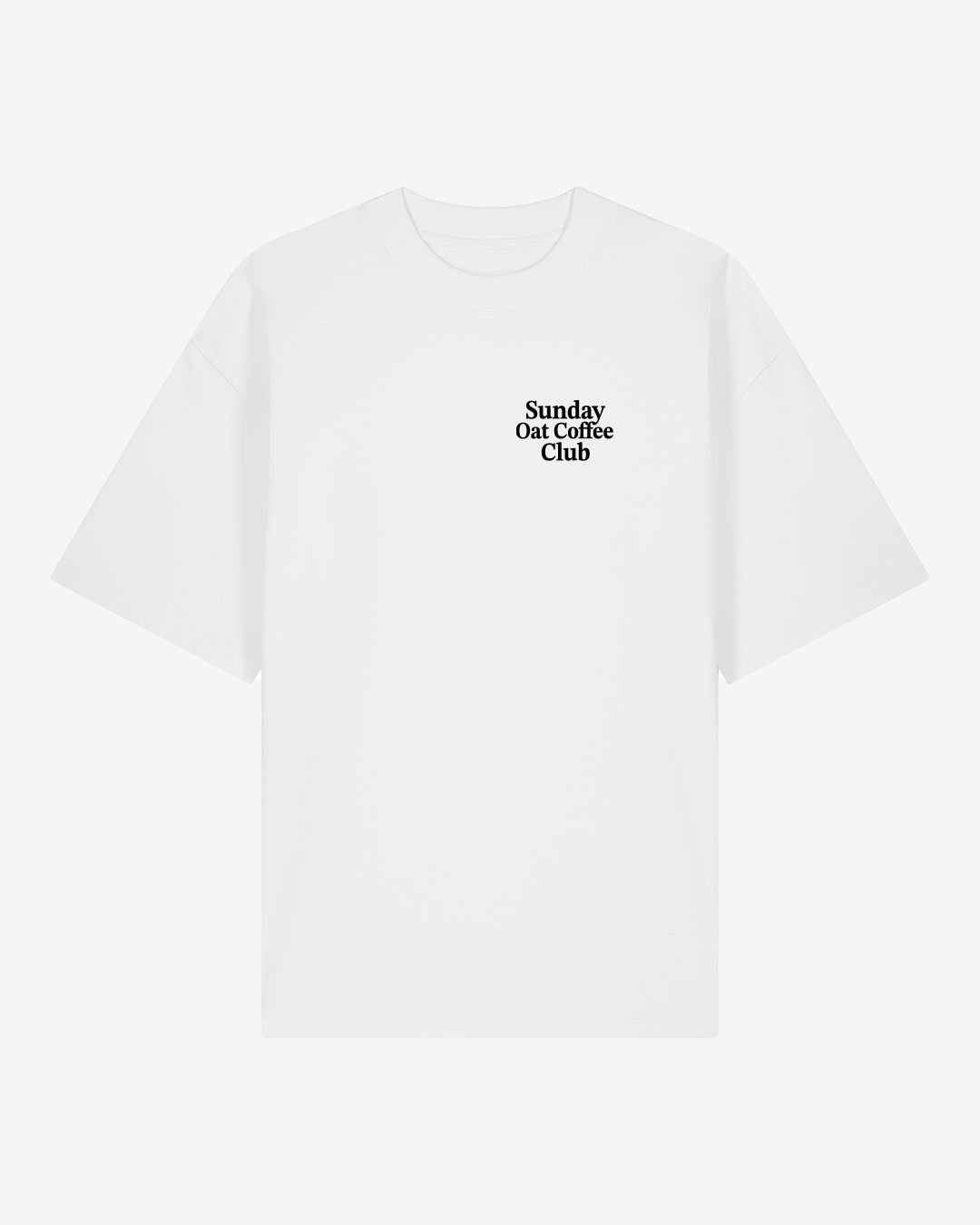 Sunday Oat Coffee Club Oversized Organic Shirt