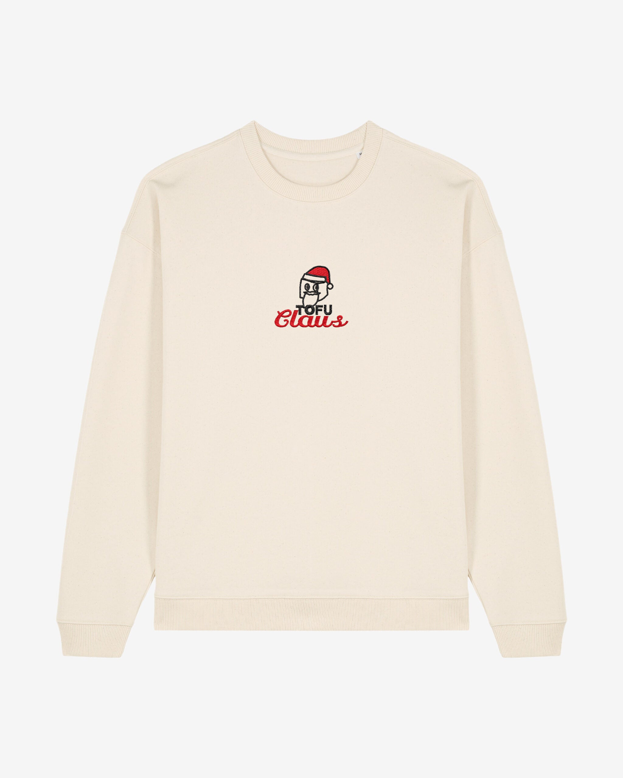 Tofu Claus Stick Oversized Organic Sweater