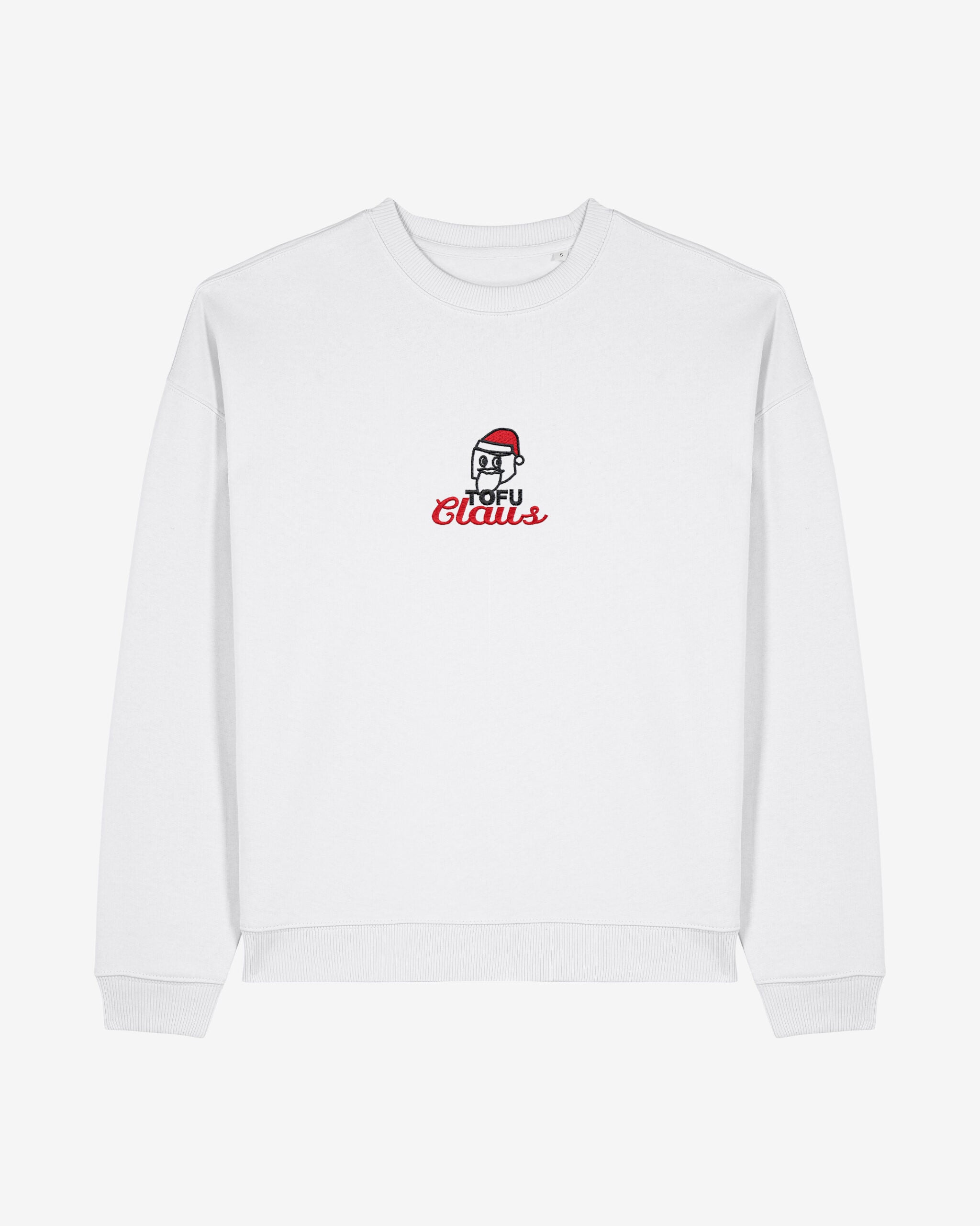 Tofu Claus Stick Oversized Organic Sweater